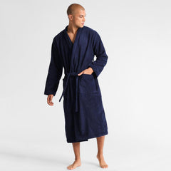 LACOSTE HAFFOUZ HOME PIQUE BATHROBE