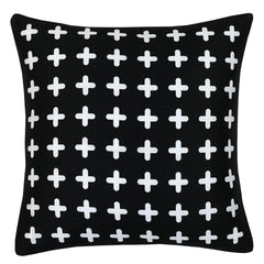 ARAISH GRAPHITE PRINTED CUSHION COVER