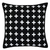 Image of ARAISH GRAPHITE PRINTED CUSHION COVER