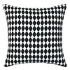 Image of ARAISH GRAPHITE PRINTED CUSHION COVER