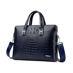 SEPTGROOS CROCODILE PATTERN BUSINESS TRAVEL SHOULDER BAG