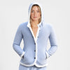 Image of NATALIJA QUEEN'D MICRO POLAR FLEECE SHERPA LINED SLEEP/LOUNGE SUIT