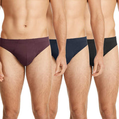 LOOPS PACK OF THREE MEN'S BIKINI BRIEF