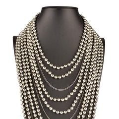 WOMEN'S WUSTROW PEARL STONE LAYERED NECKLACE