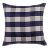 Image of ARAISH INDIGO PRINTED CUSHION COVER