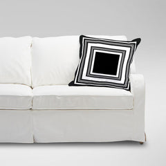 ARAISH FRAME PRINTED CUSHION COVER