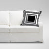 Image of ARAISH FRAME PRINTED CUSHION COVER