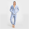 Image of NATALIJA QUEEN'D MICRO POLAR FLEECE SHERPA LINED SLEEP/LOUNGE SUIT