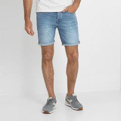 DNM CO BLECKEDE MEN'S DENIM SHORTS