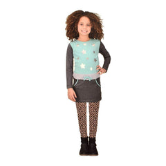 LEOPARD DESIGN GIRLS LEGGINGS