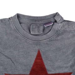 ZR STAR DESIGN FADED STYLE LONG SLEEVES TEE SHIRT