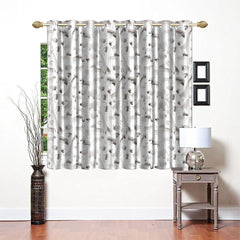 LITTLE HOME BLACK N WHITE ANIMAL PRINTED ONE PIECE POCKET CURTAIN