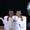 Image of STAINLESS STEEL CAT SHAPED TEA SPOON