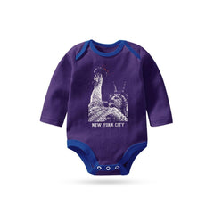 POLO REPUBLICA NEW YORK CITY PIQUE LONG SLEEVES BABY ROMPER