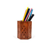 Image of HANCRAFTED WOODEN MULTI PURPOSE USE PENCIL POT