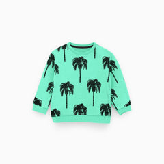 ZR KIDS BEACH PRINTED DESIGN FLEECE SWEAT SHIRT