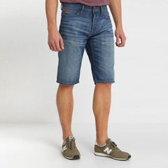 S.OLIVER BURGDORF DISTRESSED DENIM SHORTS