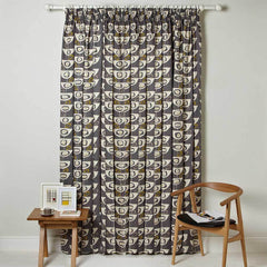 JNLS SEEDHEADS PAIR LINED PENCIL PLEAT ONE PIECE POCKET CURTAIN