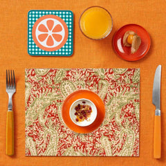 MKS MALACCA LINEN CLOSET SET OF SIX PLACEMATS