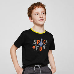 POLO REPUBLICA SPACE FUN DREAM BIG KIDS RINGER TEE SHIRT