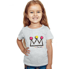 PURE WISH PRINTED KIDS TEE SHIRT