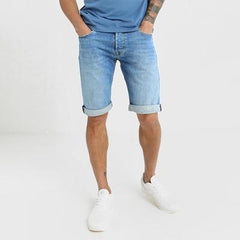 DNM CO AMORBACH MEN'S DENIM SHORTS