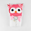 Image of LUVABLE FRIENDS ANIMAL FACE HOODED TOWEL