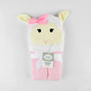 Image of LUVABLE FRIENDS ANIMAL FACE HOODED TOWEL