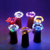 Image of 20 LED COPPER WIRE STRING ASSORTED COLOUR LIGHT WITH BOTTLE STOPPER