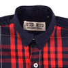 Image of HUD HUD COLLECTIONS BOYS CHECK DESIGN CASUAL SHIRT