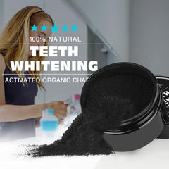 TEETH WHITENING POWDER WITH ORGANIC ACTIVATED BAMBOO CHARCOAL