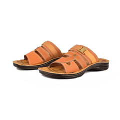 HPRAL MEN'S BUZAU PU SOLE COMFORT SLIPPERS