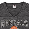 Image of SDNL BENGALS CINCINNATI WOMEN'S SHORT SLEEVE V-NECK TEE SHIRT