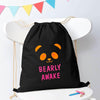 Image of BEARLY AWAKE VASLUI DRAWSTRING BAG