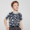 Image of TRN 1961 LEAF TEXTURE PRINTED KIDS TEE SHIRT