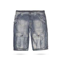 DNM CO BLUMBERG 3/4 MEN'S CARGO DENIM SHORTS