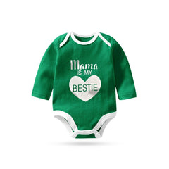 POLO REPUBLICA MAMA IS MY BESTIE PIQUE BABY ROMPER