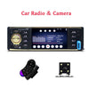 Image of Podofo 4'' TFT Screen 1 Din Car Radio Audio Stereo MP3 Car Audio Player Bluetooth With Rearview Camera Remote Control USB FM