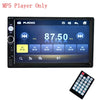 Image of Podofo 2 din Car Radio 7" HD Autoradio Multimedia Player 2DIN Touch Screen Auto audio Car Stereo MP5 Bluetooth USB TF FM Camera