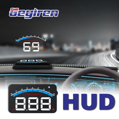 GEYIREN New M6 HUD Head Up Display Car-styling Hud Display Overspeed Warning Windshield Projector Alarm System Universal Auto M6