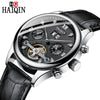 Image of HAIQIN Chronograph Automatic mechanical Men Watches Bussiness Watch for men Full steel Military Waterproof Wind Tourbillon Clock