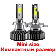 HLXG Mini Canbus lampada H4 H7 LED Far Car Headlight 12V 10000LM 4300K 6000K 8000K Lamp H3 H1 9005 HB3 9006 HB4 H8 H11 LED Bulb